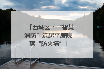 西城区：“智慧消防”筑起平房院落“防火墙”