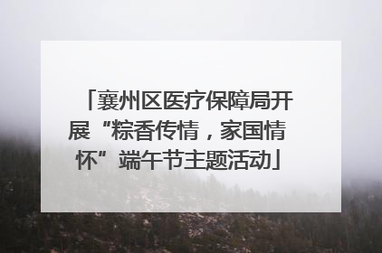 襄州区医疗保障局开展“粽香传情，家国情怀”端午节主题活动