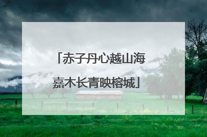 赤子丹心越山海 嘉木长青映榕城