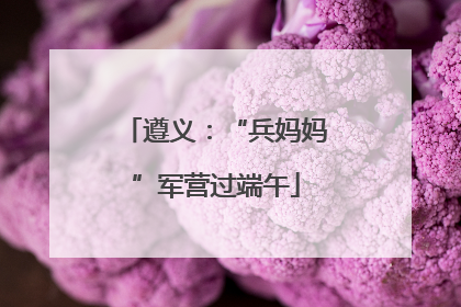 遵义：“兵妈妈”军营过端午