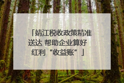 靖江税收政策精准送达 帮助企业算好红利“收益账”