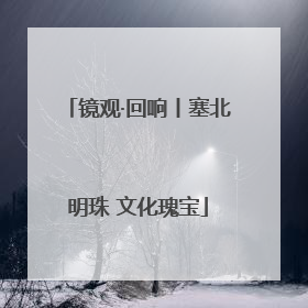 镜观·回响丨塞北明珠 文化瑰宝