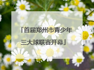 首届郑州市青少年三大球联赛开幕