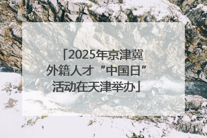 2025年京津冀外籍人才“中国日”活动在天津举办