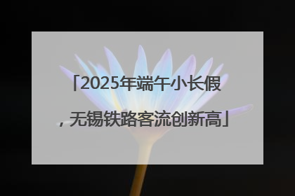 2025年端午小长假，无锡铁路客流创新高