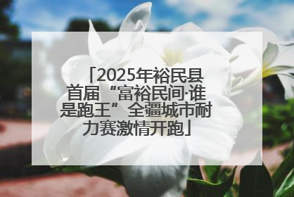 2025年裕民县首届“富裕民间·谁是跑王”全疆城市耐力赛激情开跑