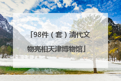 98件（套）清代文物亮相天津博物馆