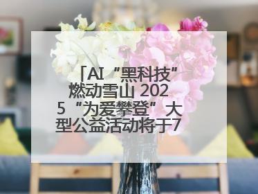 AI“黑科技”燃动雪山 2025“为爱攀登”大型公益活动将于7月4日启幕