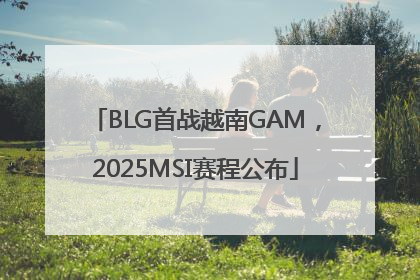 BLG首战越南GAM，2025MSI赛程公布